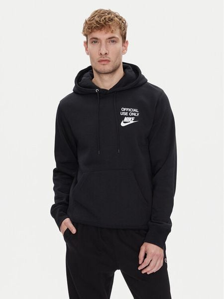 Nike Bluza Club Bb IB8398 Czarny Regular Fit. Czarne bluzy Nike, m, bez wzorów, z bawełny, bez kaptura. Za 269.99 zł.