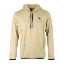Bluza polarowa LE COQ SPORTIF TECH SP HOODY Beżowy. Brązowe bluzy z kapturem le coq sportif, na lato, l, bez wzorów, z materiału, z kapturem. Za 362.85 zł.