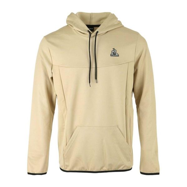 Bluza polarowa LE COQ SPORTIF TECH SP HOODY Beżowy. Brązowe bluzy z kapturem le coq sportif, l, bez wzorów, z materiału, z kapturem. Za 239.99 zł.