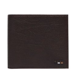 Portfel BOSS. Brązowe portfele Boss, bez wzorów. Za 449.99 zł.
