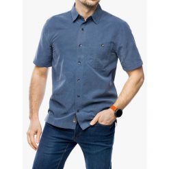 Koszula turystyczna męska Royal Robbins Mojave Pucker Dry S/S. Niebieskie koszule ROYAL ROBBINS, m, bez wzorów, bez kołnierzyka, bez ramiączek. Za 270.99 zł.