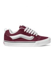 Vans Skórzane sneakersy "Knu Skool" w kolorze czerwonym rozmiar: 45. Czerwone buty sportowe casual Vans, bez wzorów, bez zapięcia. Za 162.87 zł.