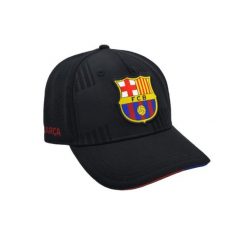 FC Barcelona czapka z daszkiem dla dorosłego czarna. Czarne czapki z daszkiem FC Barcelona, bez wzorów, z bawełny. Za 99.00 zł.