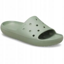 Klapki Dla Dorosłych Crocs Classic Slide V2. Czarne klapki Crocs, z materiału. Za 111.99 zł.