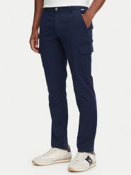 Beverly Hills Polo Club Chinosy P-SS26M -T450311 Granatowy Regular Fit. Niebieskie eleganckie spodnie Beverly Hills Polo Club, m, z bawełny. Za 194.99 zł.
