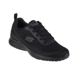 Buty sportowe Sneakersy męskie, Skechers Skech-Air Dynamight. Czarne buty sportowe casual Skechers, bez wzorów, bez zapięcia. Za 279.99 zł.