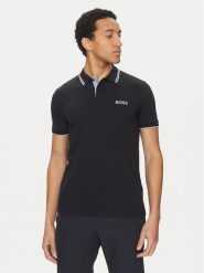 BOSS Polo Paddy Pro 50469102 Granatowy Regular Fit. Niebieskie koszulki polo Boss, m, bez wzorów, z syntetyku, bez kołnierzyka, bez ramiączek. Za 289.99 zł.