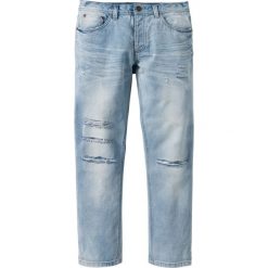 Dżinsy Regular Fit Straight bonprix jasnoniebieski "bleached used". Jeansy marki Under Armour. Za 49.99 zł.