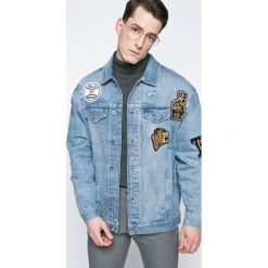 Hilfiger Denim - Kurtka. Niebieskie kurtki Hilfiger Denim, bez wzorów, z bawełny. Za 749.90 zł.
