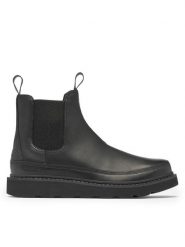 Sorel Sztyblety Slabtown 2078351 Czarny. Czarne botki sznurowane Sorel, bez wzorów, ze skóry, bez obcasa, bez zapięcia. Za 799.99 zł.
