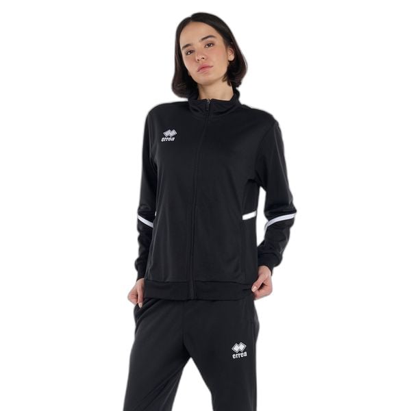 Kurtka z dresu Errea Marlon. Czarne kurtki ERREA, m, bez wzorów, z dresówki, bez kaptura. Za 206.95 zł.