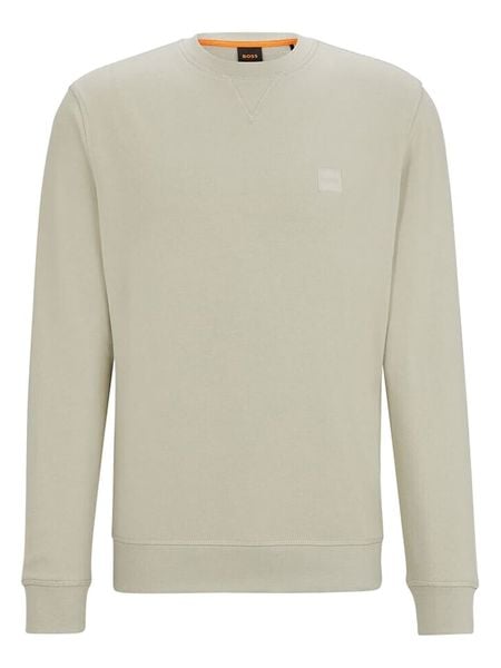 Hugo Boss Bluza w kolorze beżowym rozmiar: S. Brązowe bluzy HUGO BOSS, s, bez wzorów, z bawełny, bez kaptura. Za 287.95 zł.