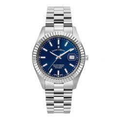 Jacques du Manoir Mężczyźnizegarek Inspiration Zegarki męskie 1 ct Męskie. Niebieskie zegarki Jacques du Manoir, srebrne. Za 877.59 zł.