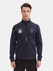 Aeronautica Militare Bluza 251FE1984F559 Granatowy Regular Fit. Niebieskie bluzy Aeronautica Militare, m, bez wzorów, z syntetyku, bez kaptura. Za 589.99 zł.
