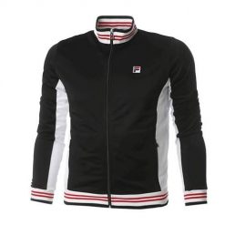 Bluza sportowa męska Fila Ole Functional Classic Retrolook. Czarne bluzy bez kaptura Fila, m, bez wzorów, bez kaptura. Za 444.00 zł.