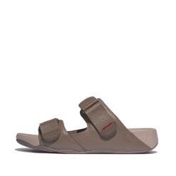 Sandały FitFlop Gogh Moc. Brązowe sandały FIT FLOP, z gumy, bez zapięcia. Za 606.50 zł.
