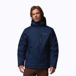 Kurtka ocieplana męska Columbia Oak Harbor II Insulated. Niebieskie kurtki Columbia, m, bez wzorów, z puchu, bez kaptura. Za 679.99 zł.