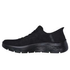 Buty SKECHERS SLIP - INS GO WALK FLEX - SMOOT Czarny. Czarne buty trekkingowe Skechers, bez wzorów, z syntetyku, bez zapięcia. Za 404.72 zł.