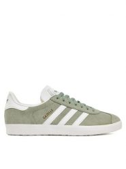 Adidas Sneakersy Gazelle JH5384 Zielony. Zielone buty sportowe casual Adidas, bez wzorów, ze skóry, bez zapięcia. Za 349.99 zł.