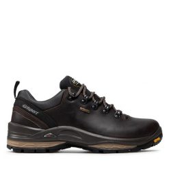 Trekkingi Grisport. Brązowe buty trekkingowe Grisport, bez wzorów, bez zapięcia. Za 339.99 zł.