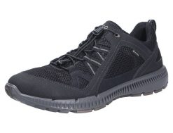 Buty do chodzenia męskie Ecco Terracruise Ll Tex Gtx. Czarne buty turystyczne ecco, bez wzorów, z materiału, bez zapięcia, trekkingowe. Za 620.30 zł.