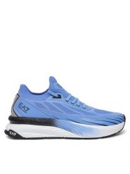 EA7 Emporio Armani Sneakersy X8X176 XK377 U038 Granatowy. Niebieskie buty sportowe casual EA7 Emporio Armani, bez wzorów, z materiału, bez zapięcia. Za 589.99 zł.