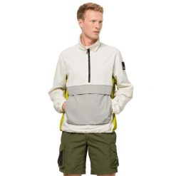 Kurtka wodoodporna Jack Wolfskin 365 Rebel Overhead. Szare kurtki Jack Wolfskin, l, bez wzorów, z materiału, bez kaptura. Za 274.50 zł.