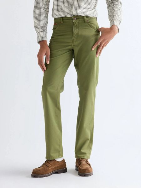 MESKIE SPODNIE WRANGLER TEXAS CAPULET OLIVE 112377794. Zielone spodnie materiałowe Wrangler, l, bez wzorów, z materiału. Za 189.99 zł.