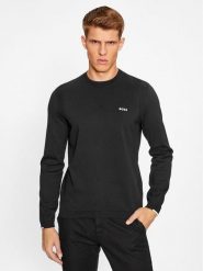 Boss Sweter Ever-X_Cn 50498539 Czarny Regular Fit. Czarne swetry rozpinane Boss, m, bez wzorów, z bawełny, bez kołnierzyka, bez ramiączek. Za 339.99 zł.