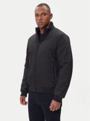 Geox Kurtka bomber Vincit M5620C T3127 F9000 Czarny Regular Fit. Czarne kurtki Geox, m, bez wzorów, z syntetyku, bez kaptura. Za 809.99 zł.