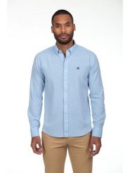 The Time of Bocha Koszula - Regular fit - w kolorze błękitnym rozmiar: 3XL. Niebieskie koszule The Time of Bocha, xl, bez wzorów, bez kołnierzyka, bez ramiączek. Za 173.99 zł.