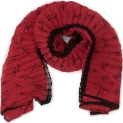 Szal KARL LAGERFELD - 91KW3308 Chili. Czerwone szaliki KARL LAGERFELD, bez wzorów, z materiału. W wyprzedaży za 269.00 zł.
