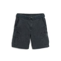Spodenki cargo Superdry Heavy. Niebieskie szorty Superdry, m, bez wzorów. W wyprzedaży za 340.70 zł.