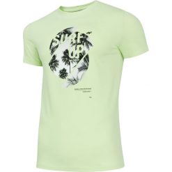 T-shirt męski TSM252 - jasny żółty. T-shirty marki 4F. Za 59.99 zł.