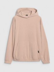 4F Bluza dresowa nierozpinana z kapturem męska - beżowa XL. Brązowe bluzy z kapturem 4F, m, bez wzorów, z dresówki, z kapturem. W wyprzedaży za 99.99 zł.