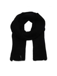 Guess Szalik AM9332 POL03 Czarny. Czarne szaliki Guess, z aplikacjami, z materiału. Za 269.99 zł.