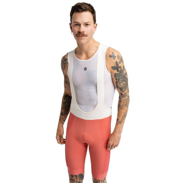 Męskie spodenki rowerowe gravel Kolarstwo Siroko Rugged Tile. Czerwone spodenki rowerowe SIROKO, l, bez wzorów, sportowe. Za 338.00 zł.