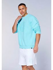 Chiemsee Bluza w kolorze błękitnym rozmiar: XXL. Niebieskie bluzy Chiemsee, xxl, bez wzorów, z bawełny, bez kaptura. Za 115.78 zł.