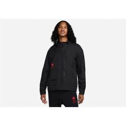 Kurtka uniwersalna męska Nike Kyrie Lightweight. Czarne kurtki do biegania Nike, m, bez wzorów, z syntetyku, bez kaptura, do biegania. Za 549.00 zł.