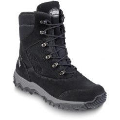 Buty zimowe męskie MEINDL Ischgl GTX, z membraną Gore-Tex. Czarne buty trekkingowe MEINDL, na zimę, bez wzorów, z gore-texu, bez zapięcia, trekkingowe, gore-tex. Za 1,199.00 zł.