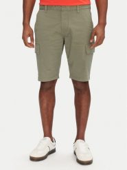 Tommy Jeans Szorty materiałowe Scanton DM0DM21949 Zielony Regular Fit. Zielone szorty Tommy Jeans, m, bez wzorów, z bawełny. Za 209.99 zł.