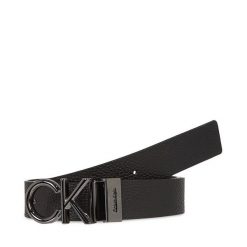 Pasek Męski Calvin Klein. Czarne paski CALVIN KLEIN, bez wzorów. Za 219.99 zł.