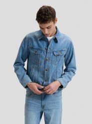 MESKA KURTKA LEE RIDER JACKET FIRESTONE 112377246. Kurtki Lee, l, bez wzorów, z jeansu, bez kaptura. Za 199.99 zł.