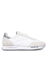 EA7 Emporio Armani Sneakersy 7X000870 AF28085 M0433 Biały. Białe buty sportowe casual EA7 Emporio Armani, bez wzorów, z materiału, bez zapięcia. Za 774.99 zł.