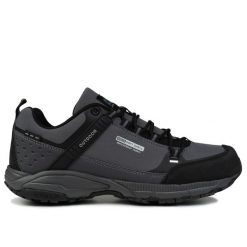 Buty męskie trekkingowe DK Predator Low. Czarne trekkingi DK, bez wzorów, bez zapięcia. W wyprzedaży za 169.00 zł.