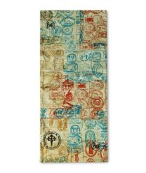 Chusta na szyję dla dorosłych Buff Coolnet UV+®. Żółte szaliki Buff, bez wzorów, z elastanu. Za 89.99 zł.