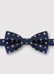 PAKO LORENTE – Granatowa mucha męska w kwiatki. Krawaty i muchy Pako Lorente, bez wzorów, z poliesteru. Za 99.99 zł.