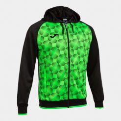 Bluza do piłki nożnej męska Joma Supernova III. Czarne bluzy z kapturem Joma, l, z aplikacjami, z materiału, z kapturem. Za 93.96 zł.