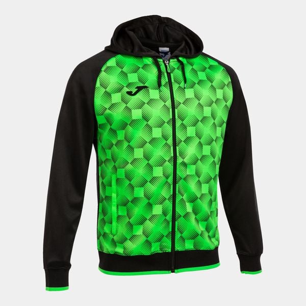 Bluza do piłki nożnej męska Joma Supernova III. Czarne bluzy z kapturem Joma, l, z aplikacjami, z materiału, z kapturem. Za 93.96 zł.