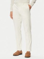 BOSS Chinosy C-Genius-DTL-WG-264F 50571185 Kremowy Slim Fit. Białe eleganckie spodnie Boss, m, z bawełny. Za 679.99 zł.